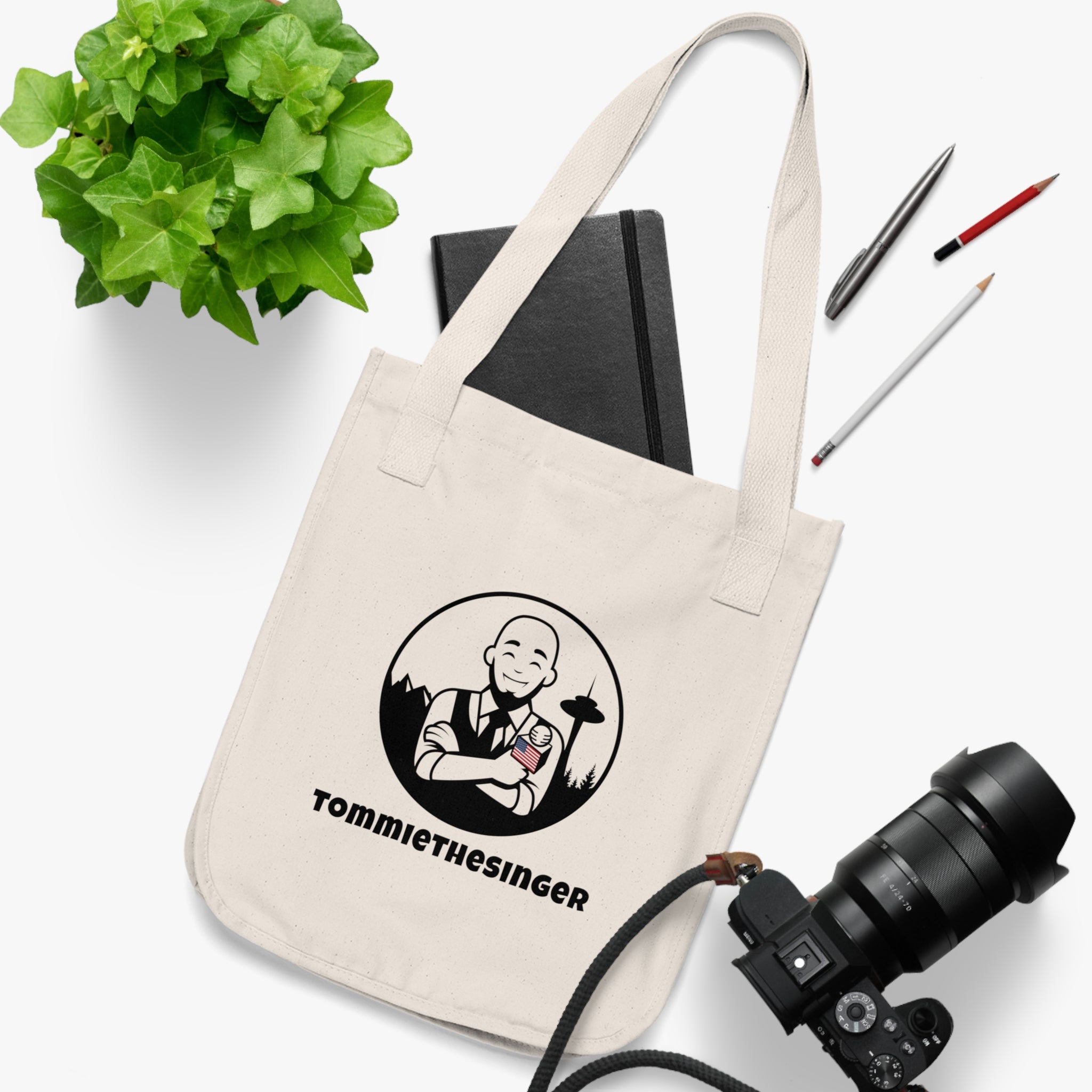 LOGO CANVAS TOTE BAG / NATURAL – VAULTROOM